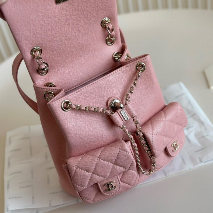 Chanel 23 Duma Backpack Pink 18Cm - Image 3