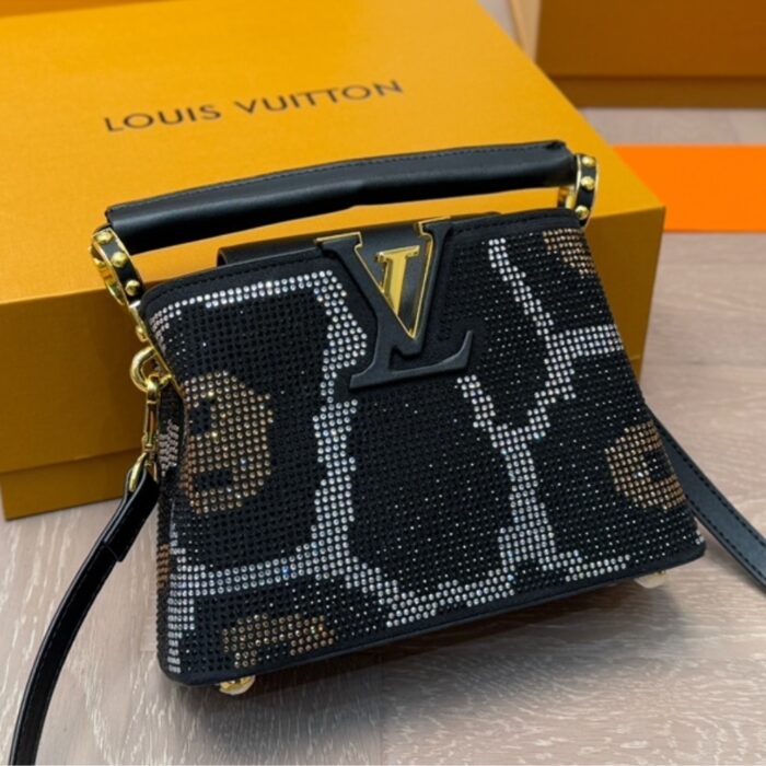 Louis Vuitton Capucines Mini Black 20cm M13335 - Image 2