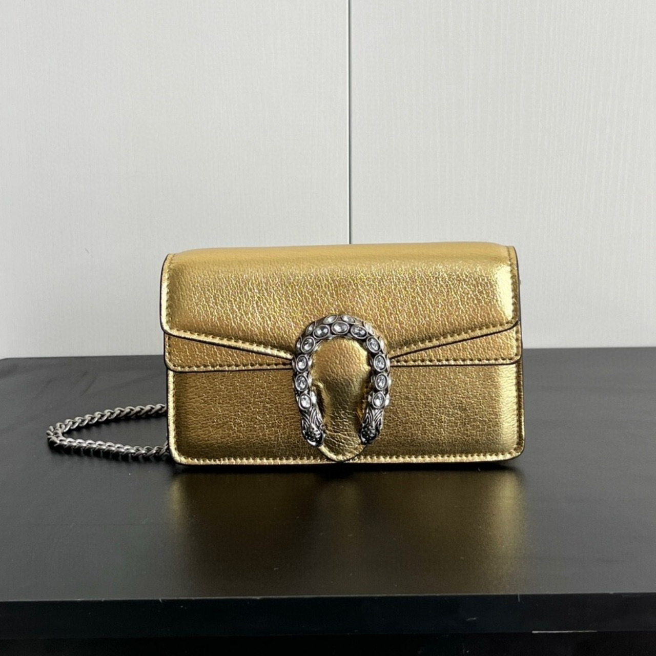 Gucci Dionysus Super Mini Bag Gold 16.5 cm 476432 1TRBN 8089 - Image 2