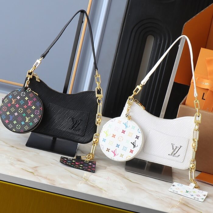 Louis Vuitton x Murakami Marellini Bag Black 19Cm M13099 - Image 3