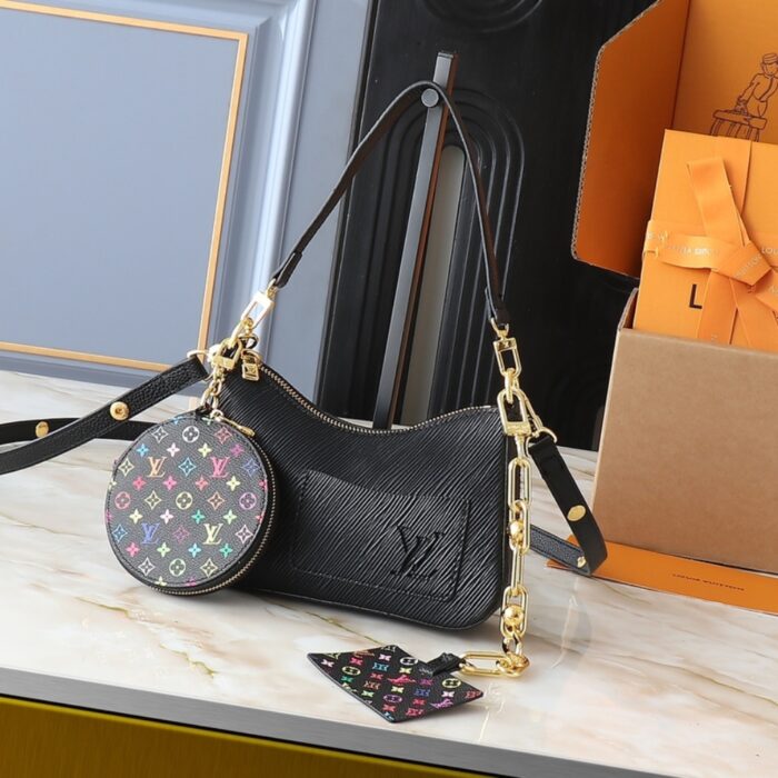 Louis Vuitton x Murakami Marellini Bag Black 19Cm M13099 - Image 2