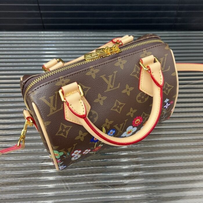 Louis Vuitton X Takashi Murakami Speedy Bandoulière Brown 20 cm - Image 5
