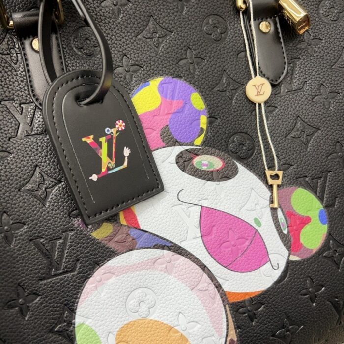 Louis Vuitton X Takashi Murakami Keepall Black 45Cm M13761 - Image 3