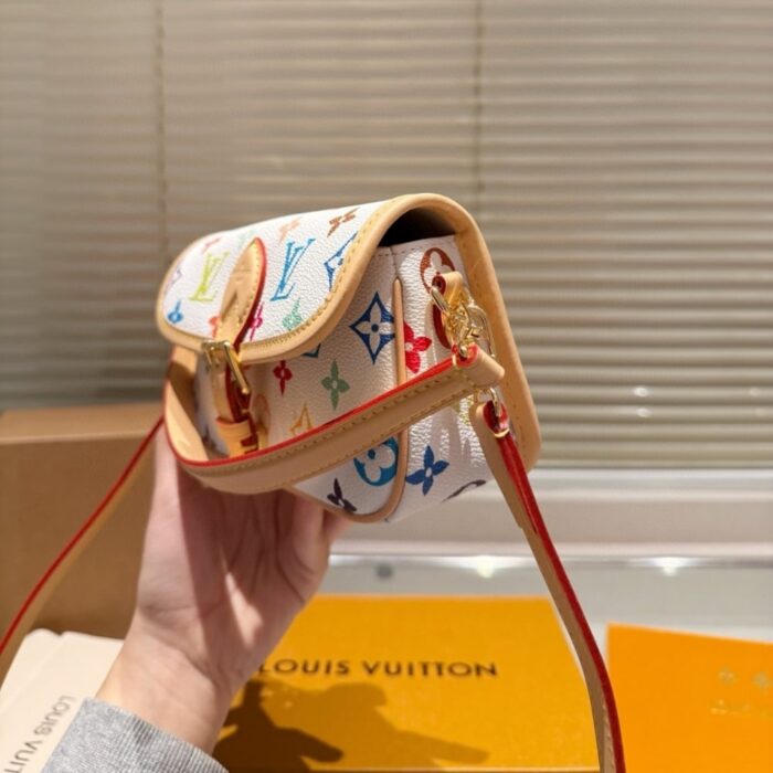 Louis Vuitton x Takashi Murakami Nano Diane Bag Multicolored Blanc 19Cm M14194 - Image 5