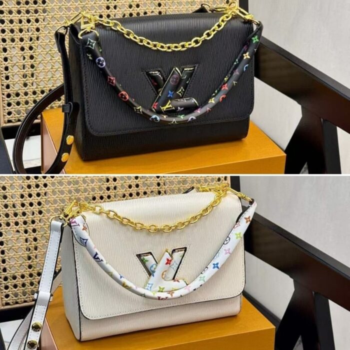 Louis vuitton x Takashi Murakami Twist MM Slim Bag Black 23Cm M13243 - Image 5