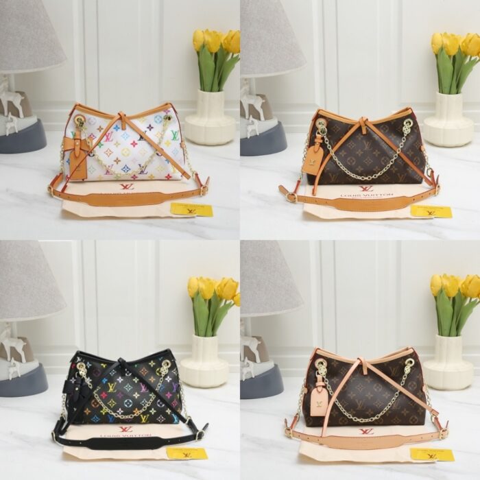 Louis Vuitton x Takashi Murakami Carryall BB Bag Monogram Multicolore Noir 26cm - Image 3