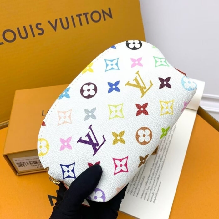Louis Vuitton x Murakami Cosmetic Pouch PM Monogram White 19Cm M13744 - Image 3