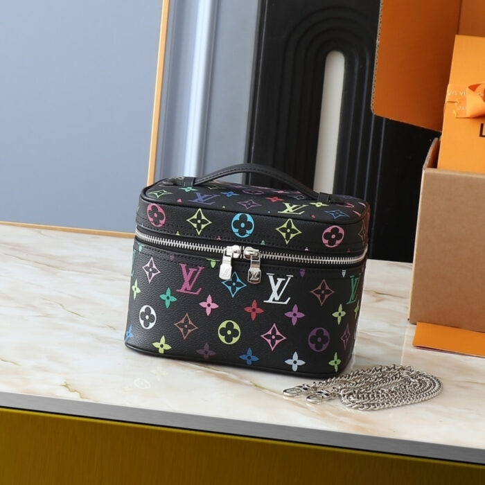 Louis Vuitton x Takashi Murakami Nice Mini Black 20Cm M13747 - Image 2