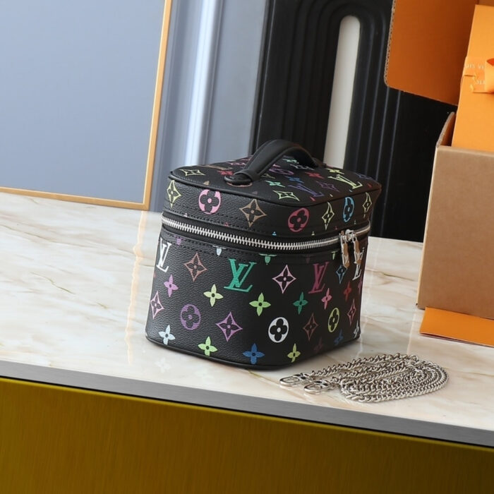 Louis Vuitton x Takashi Murakami Nice Mini Black 20Cm M13747 - Image 4
