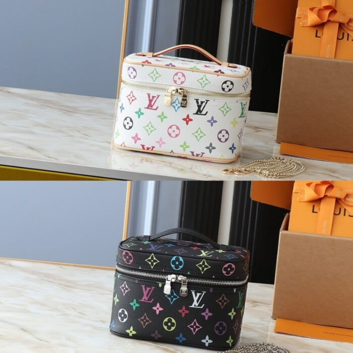 Louis Vuitton x Takashi Murakami Nice Mini Black 20Cm M13747 - Image 5