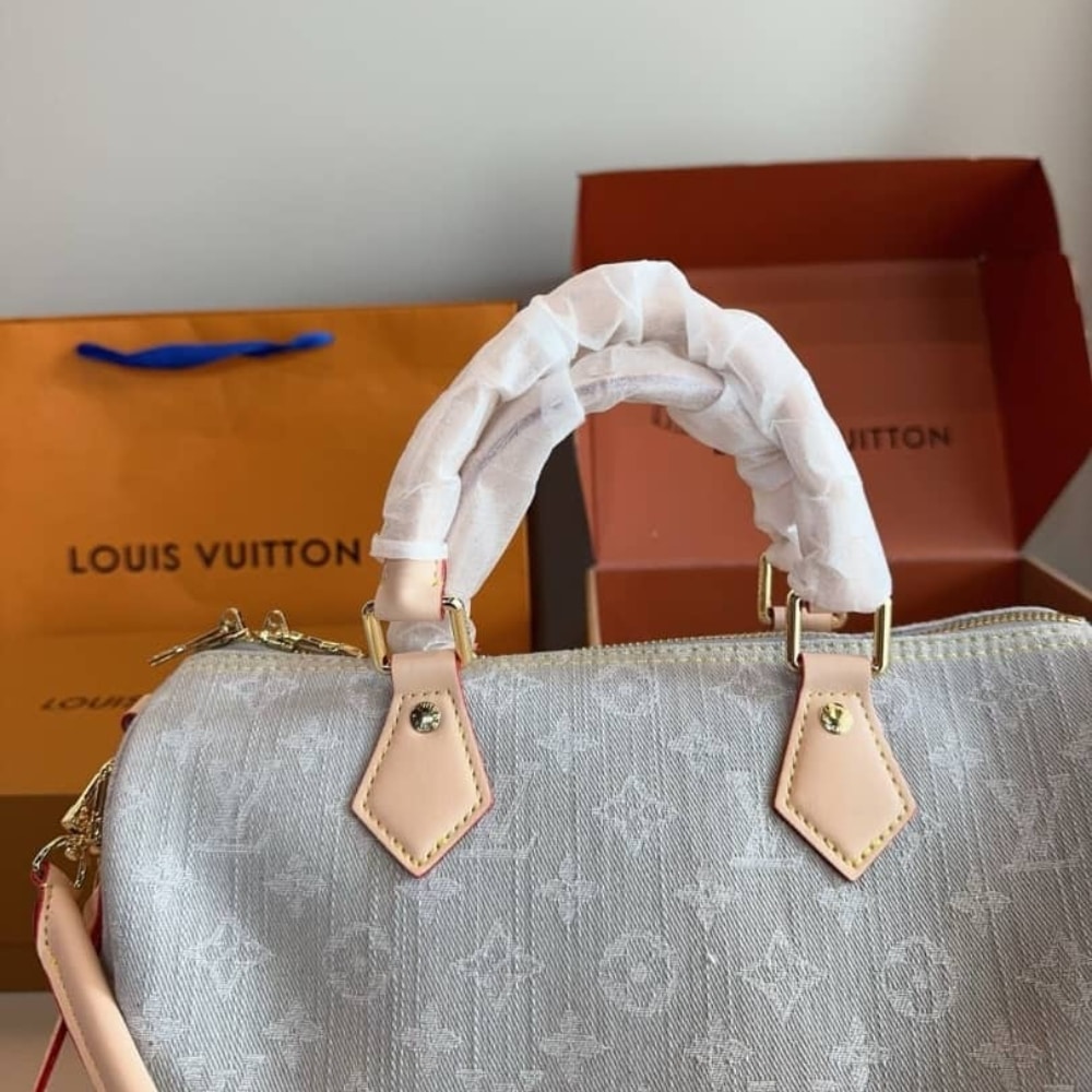 Louis Vuitton Speedy Soft 30 Washed Gray 30cm M13344 - Image 6