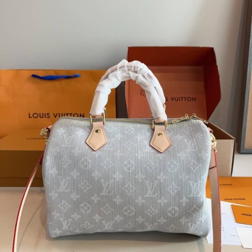 Louis Vuitton Speedy Soft 30 Washed Gray 30cm M13344 - Image 4