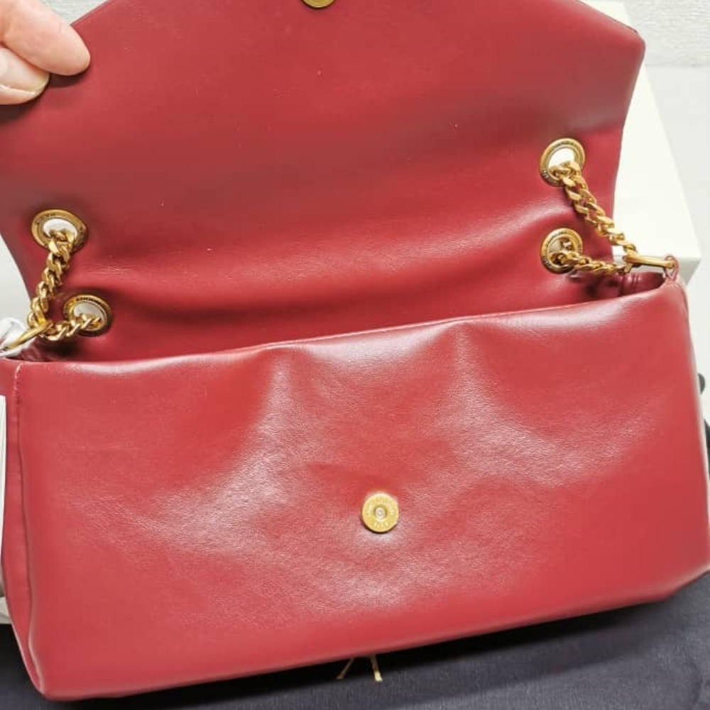 Saint Laurent Calypso Small In Red 27cm 734153AACQO6268 - Image 4