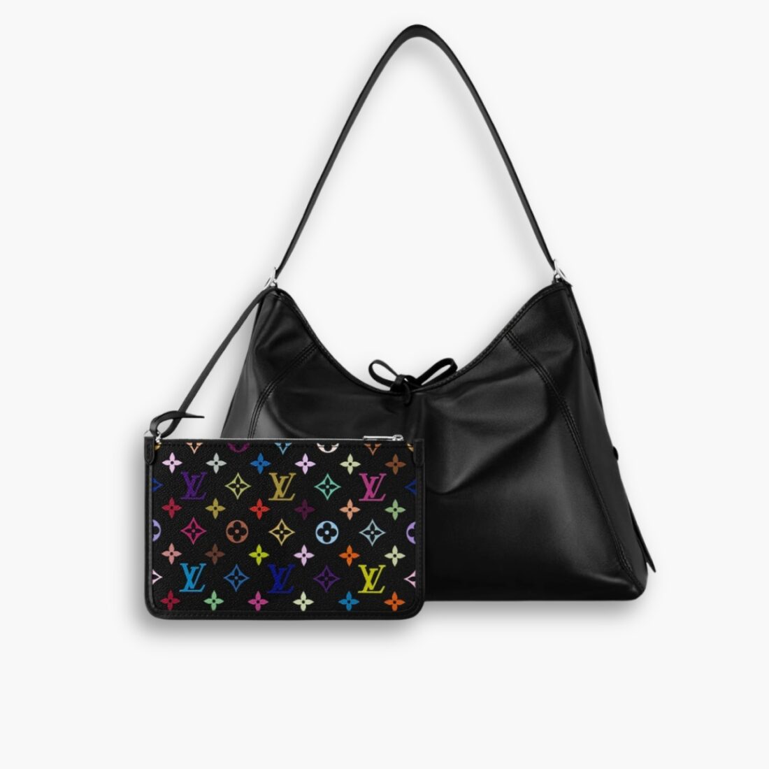 Louis Vuitton X Takashi Murakami Carryall Vibe MM Black 29cm M13105