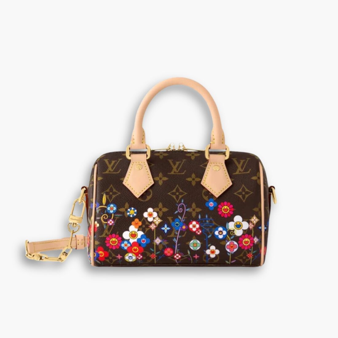 Louis Vuitton X Takashi Murakami Speedy Bandoulière Brown 20 cm