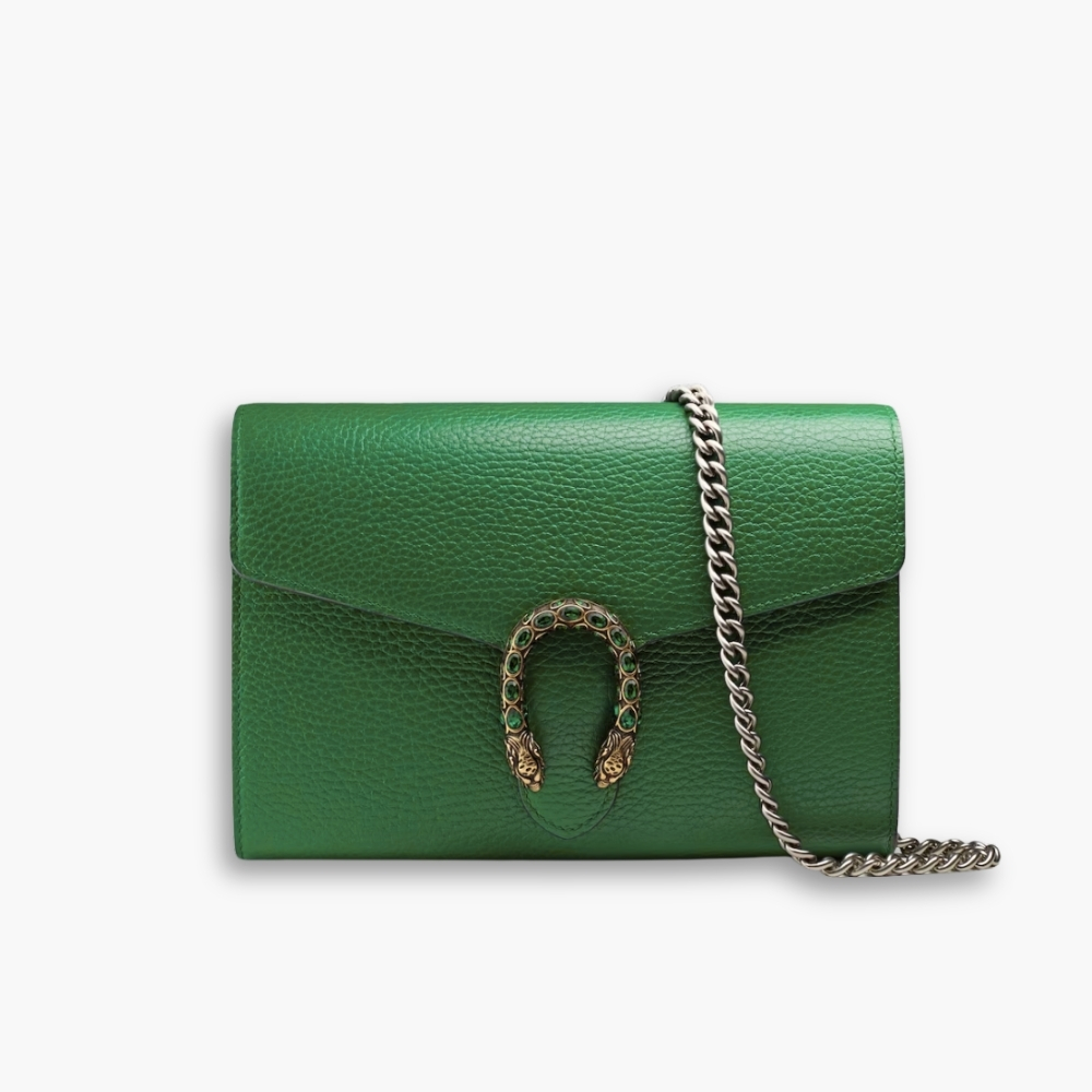 Gucci Dionysus Mini Chain Bag Green 20cm 401231 CAOGX 3120