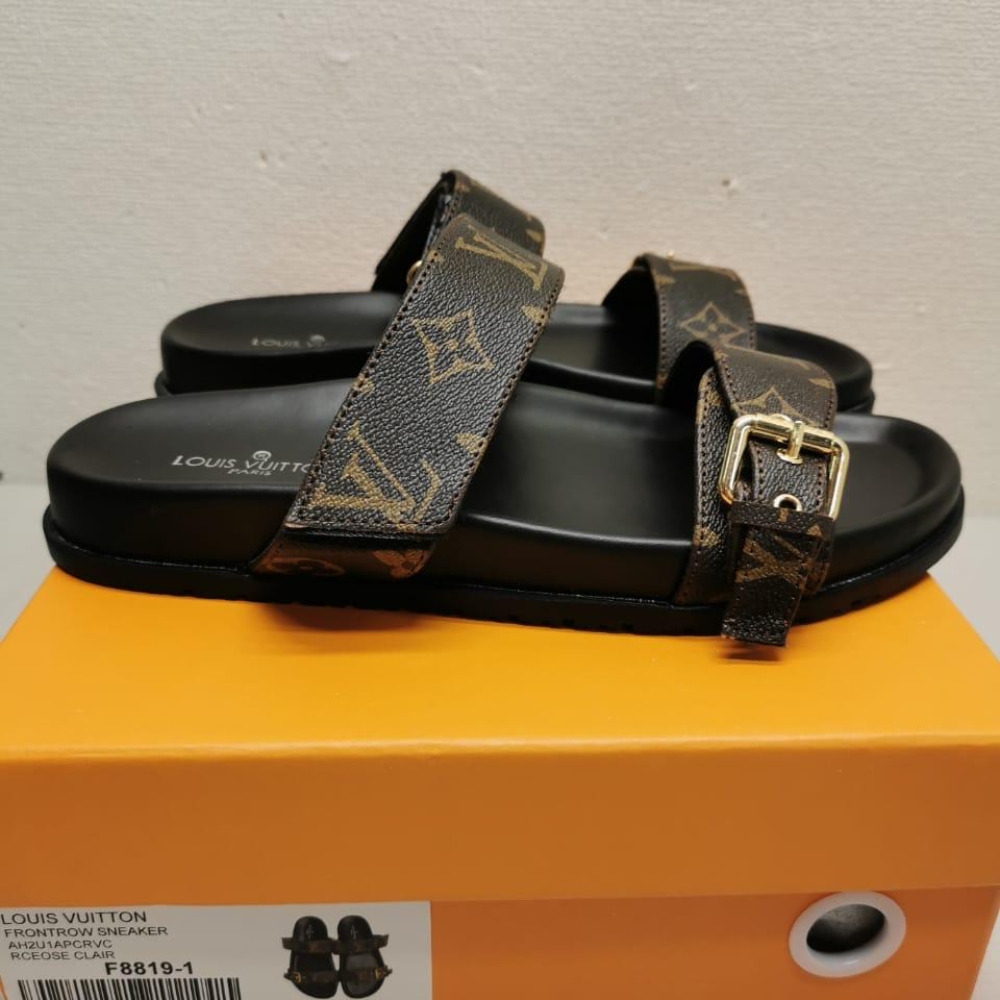 Louis Vuitton Bom Dia Flat Comfort Mules Brown 1AAW8H - Image 2
