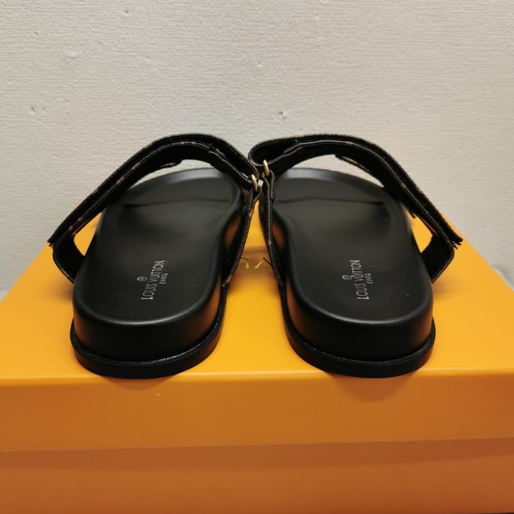 Louis Vuitton Bom Dia Flat Comfort Mules Brown 1AAW8H - Image 3