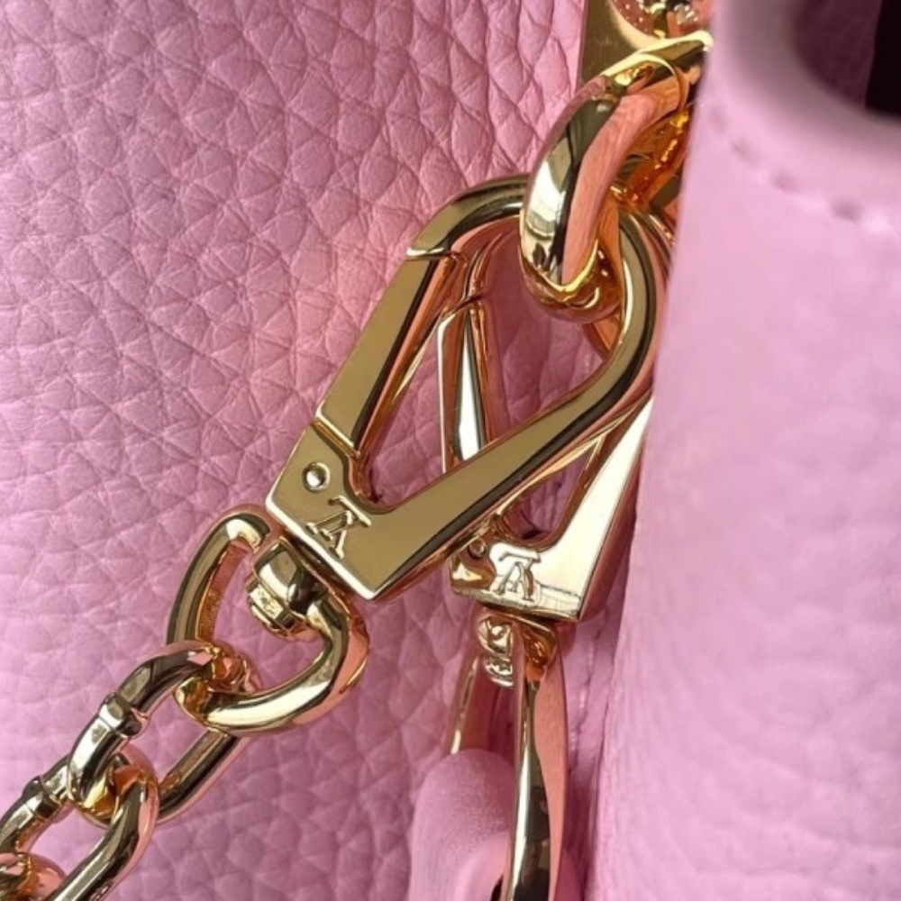 Louis Vuitton Mini Capucines Rose Chamallow Pink 20cm M22375 - Image 9