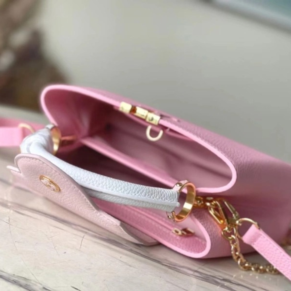 Louis Vuitton Mini Capucines Rose Chamallow Pink 20cm M22375 - Image 6