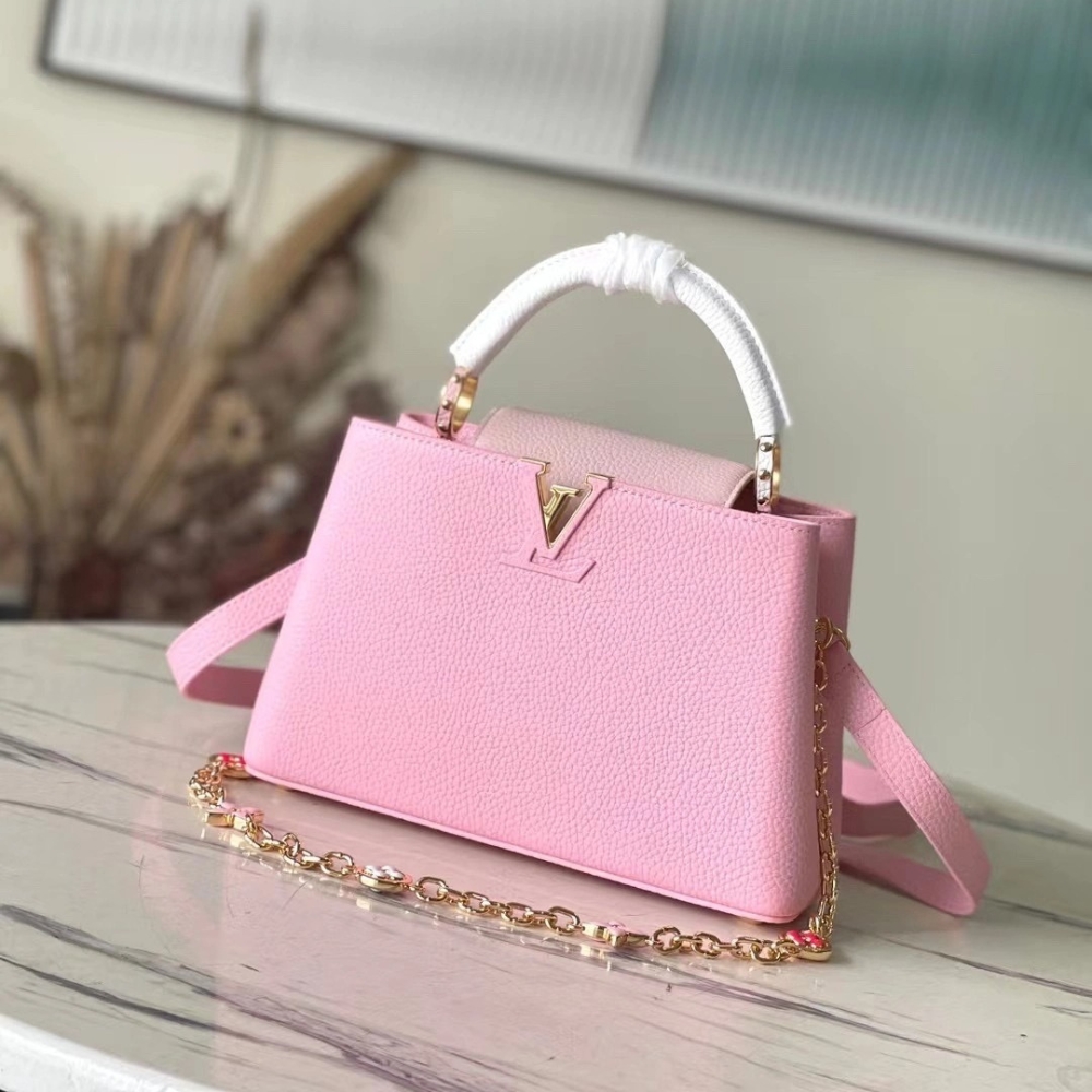 Louis Vuitton Mini Capucines Rose Chamallow Pink 20cm M22375 - Image 2