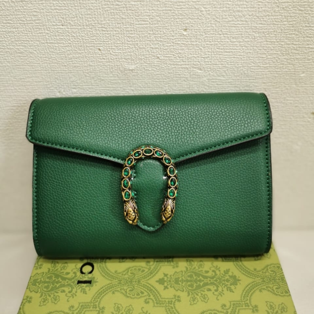 Gucci Dionysus Mini Chain Bag Green 20cm 401231 CAOGX 3120 - Image 2