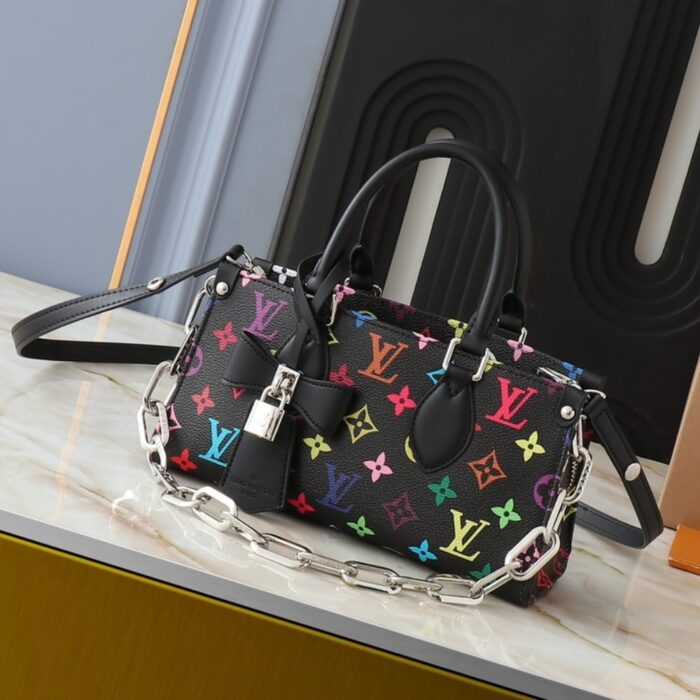 Louis Vuitton X Takashi Murakami Onthego East West Black 25cm M13260 - Image 5