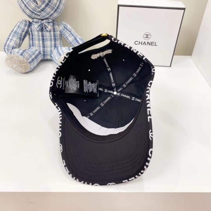 Chanel CC Baseball Cap Black - Image 4