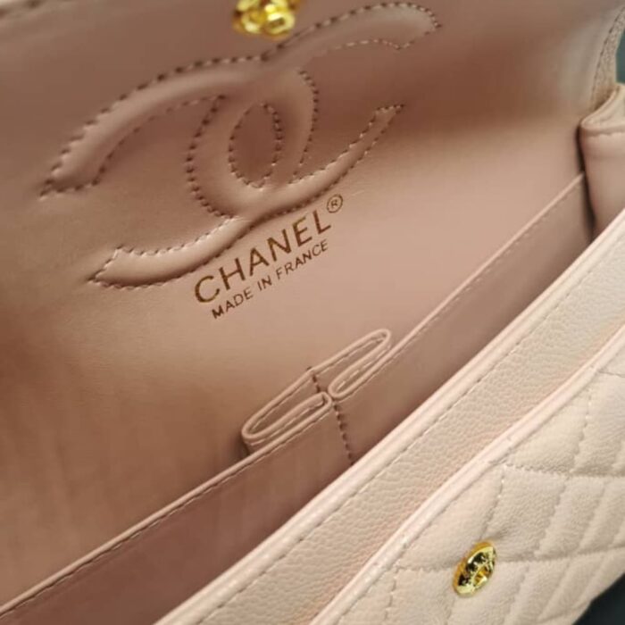 Chanel Classic Flap Bag Pink 25cm - Image 5