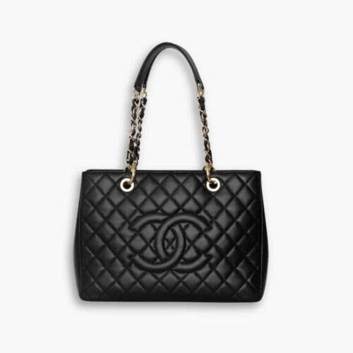 Chanel Grand Shopping Tote Black 33cm