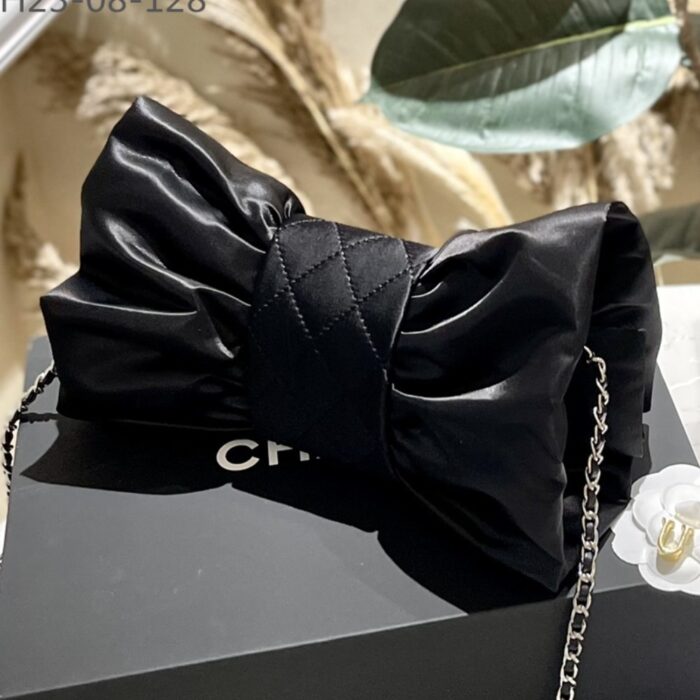 Chanel Clutch Bag Black 25cm AS4098 B13245 94305 - Image 3
