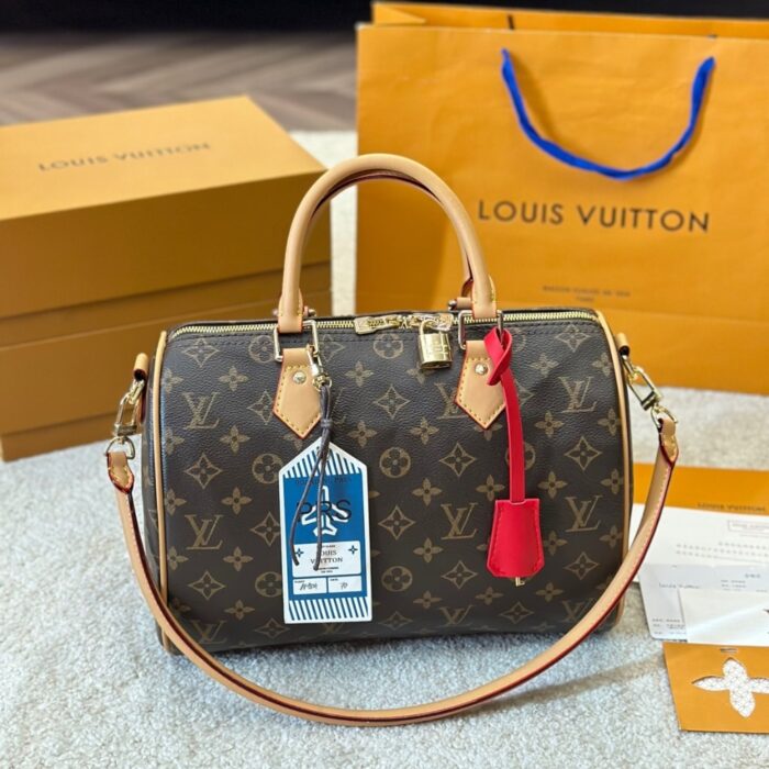 Louis Vuitton Speedy Soft 30 Crafty Bag Monogram Red 30cm M11945 - Image 2
