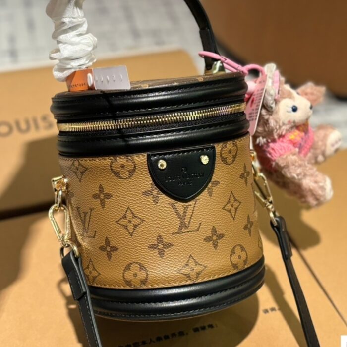 Louis Vuitton Cannes Bag Monogram And Black 15cm M43986 - Image 2