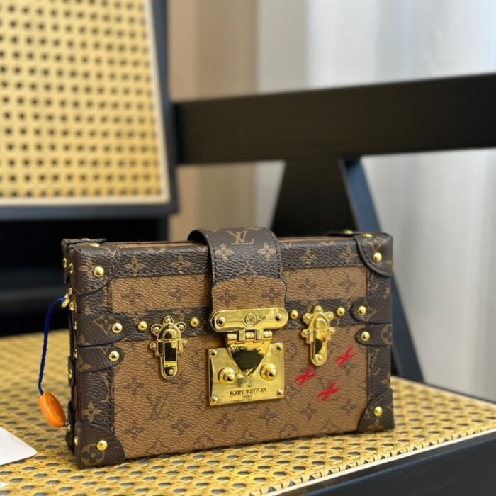 Louis Vuitton Petite Malle Bag Monogram Reverse 19cm M45960 - Image 2
