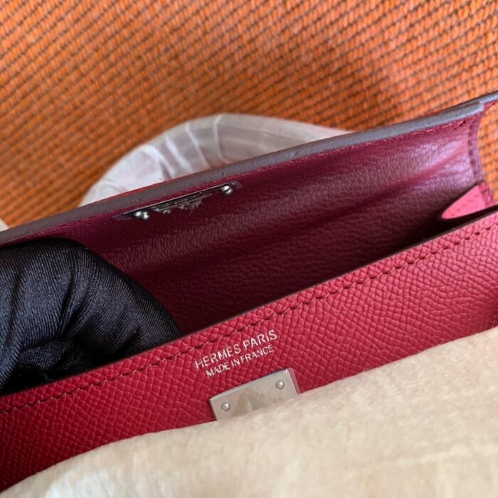 Hermès Mini Kelly Epsom Rouge Grenat 19cm - Image 2