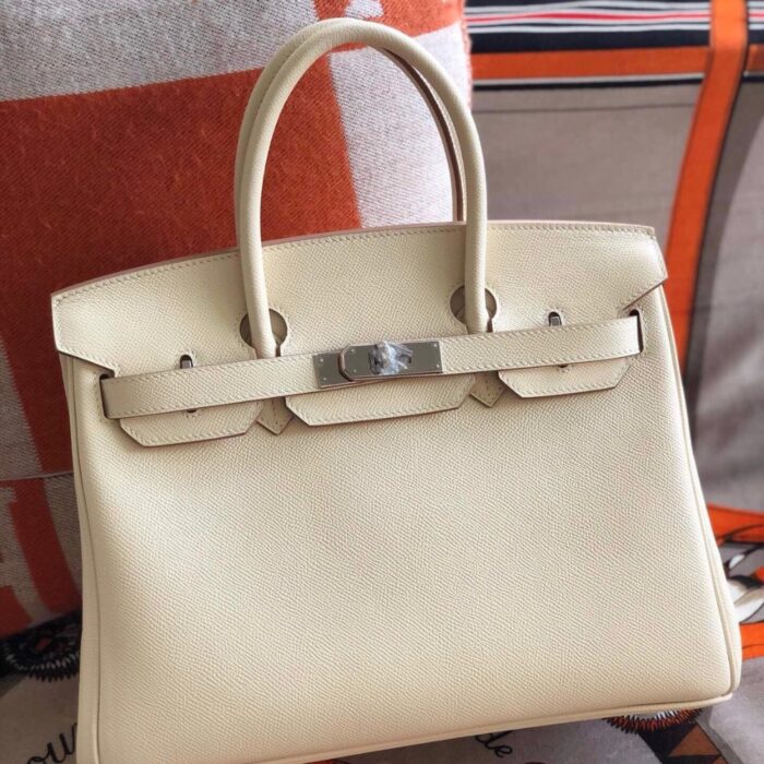 Hermes Birkin 25 Bag Epsom Sellier Nata 25cm - Image 5