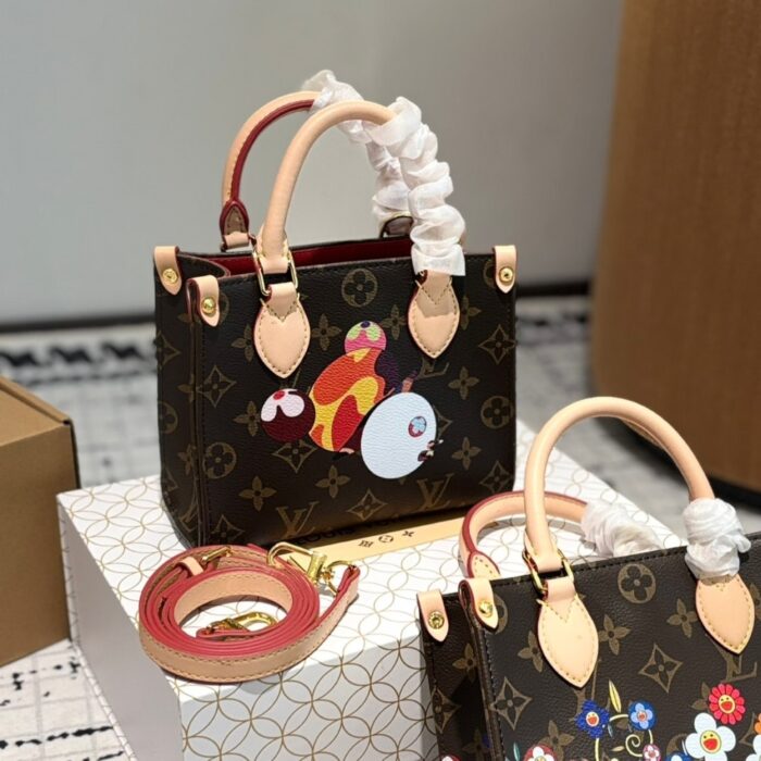 Louis Vuitton X Takashi Murakami Onthego BB Monogram 18cm - Image 3