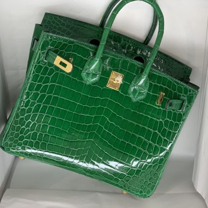 Hermes Birkin 30 Crocodile Dark Green 30cm - Image 2