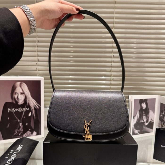 Saint Laurent Mini Voltaire Bag Black 21cm 7796420SX0W1000 - Image 3