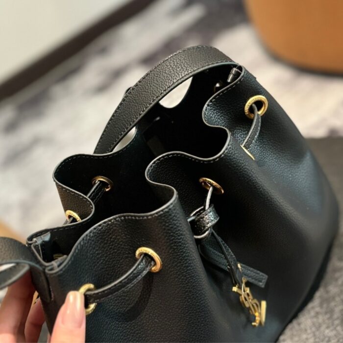 Saint Laurent Paris VII Small Hobo Black 31cm 796626AADUU1000 - Image 4