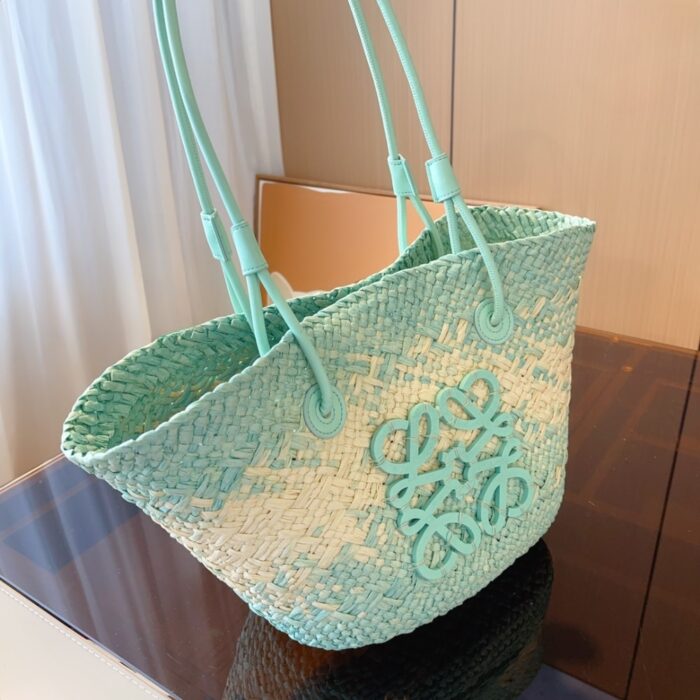 Loewe Anagram Basket Bag Fresh Mint 27cm - Image 3