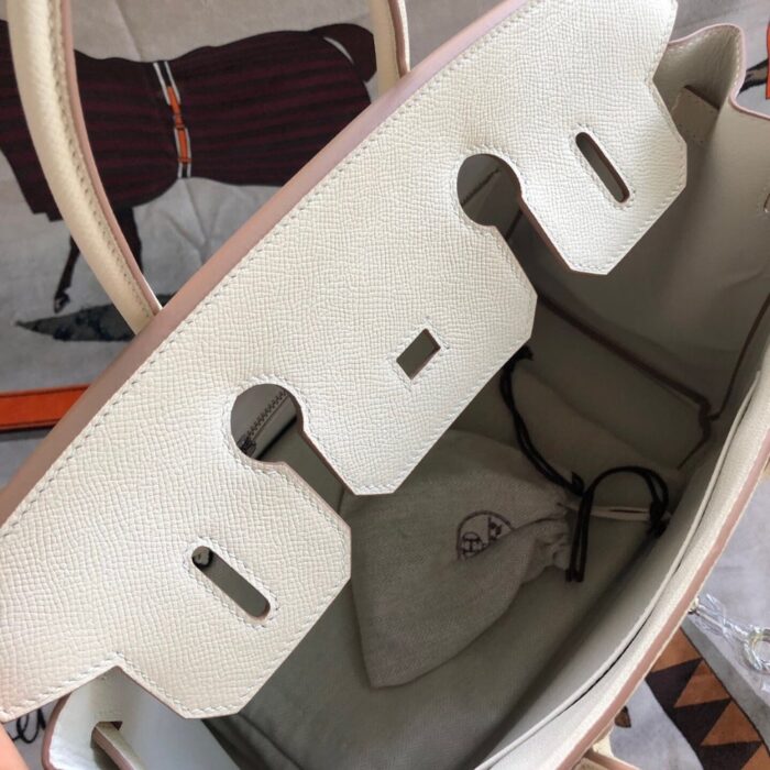 Hermes Birkin 25 Bag Epsom Sellier Nata 25cm - Image 2