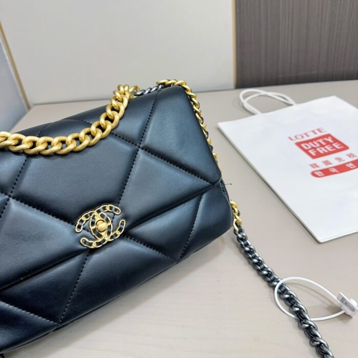Chanel 19 Bag In Midnight Blue 28cm - Image 3