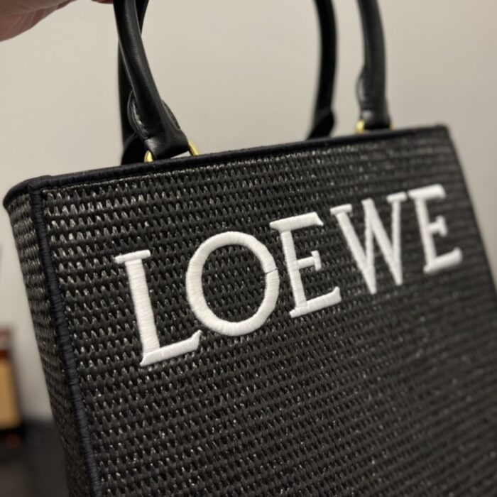 Loewe Standard A5 Tote Bag Black 17cm A563S30X09 1102 - Image 3