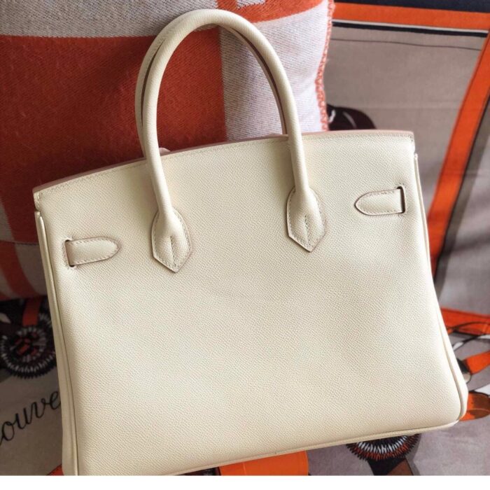 Hermes Birkin 25 Bag Epsom Sellier Nata 25cm - Image 3