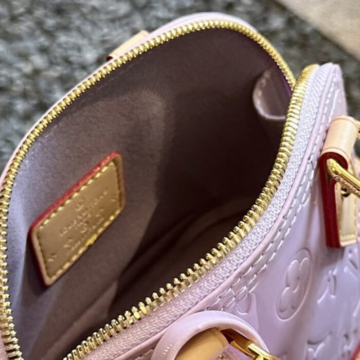 Louis Vuitton Nano Alma Glossy Lilac 18cm M82974 - Image 4
