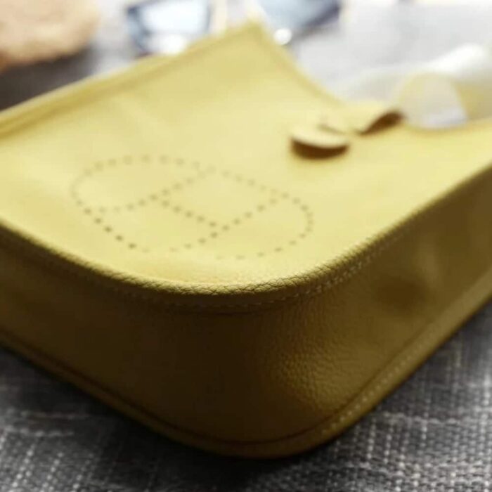 Hermes Evelyne Amazone Bag Lime 17cm - Image 4