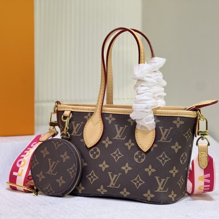 Louis Vuitton Neverfull BB Bag Peony Pink 24cm M46705 - Image 4