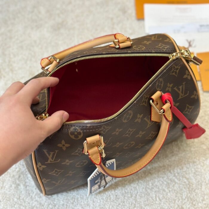 Louis Vuitton Speedy Soft 30 Crafty Bag Monogram Red 30cm M11945 - Image 4