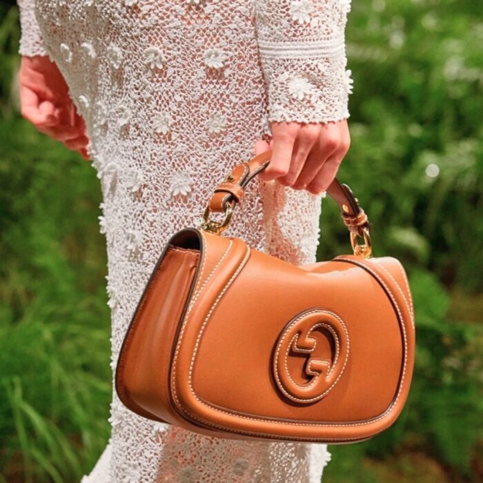 Gucci Blondie Small Top Handle Bag Brown 26cm 815714 AAEC2 2718 - Image 7